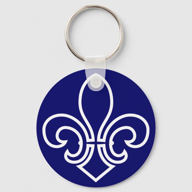 Chaveiro Fleur de Lis (Frente)