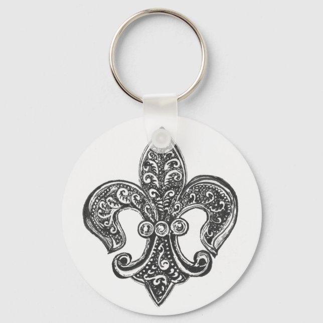 Chaveiro Fleur de Lis (Frente)