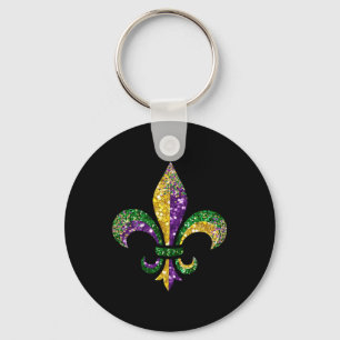 Chaveiro Fleur De Lis Mardi Gras Símbolo Louisiana Nova Orl