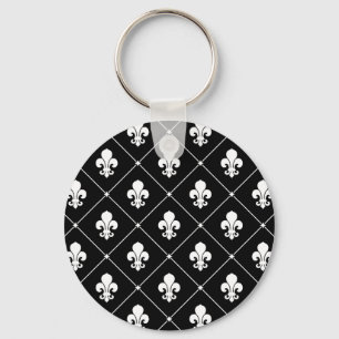 Chaveiro Fleur De Lis Pattern
