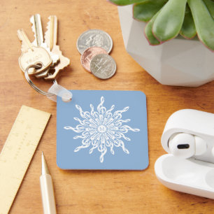 Chaveiro Floco de neve G-Clef (Monograma Ornamental) de Inv