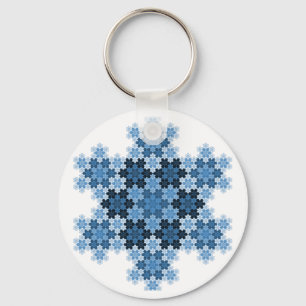 Chaveiro Flocos de neve Tessellated de Koch