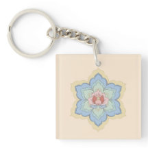 Flor Baoxiang Chinês em Pêssego e Céu