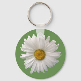 Chaveiro flor branca