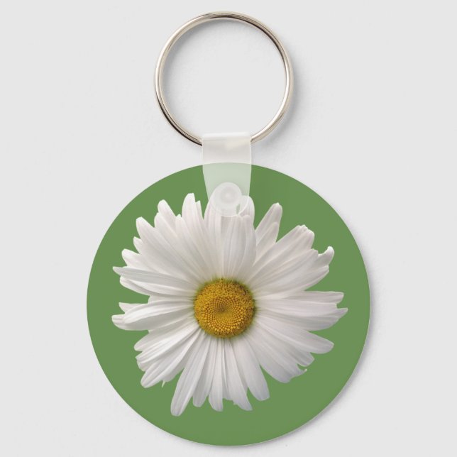 Chaveiro flor branca (Frente)
