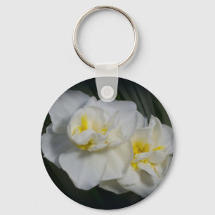 Chaveiro Flor branca