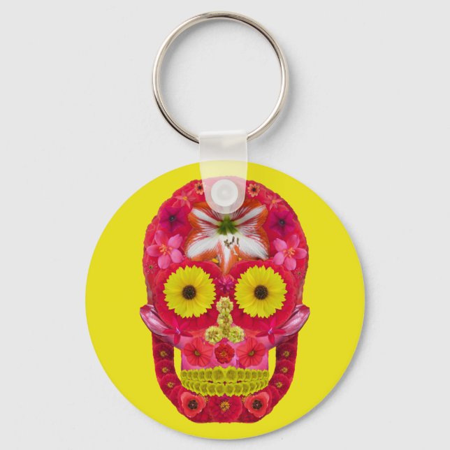 Chaveiro Flor - Caveira 6 (Frente)