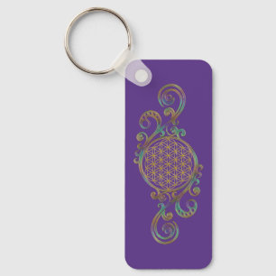 Chaveiro Flor da Vida - Espirais Enfeites 1