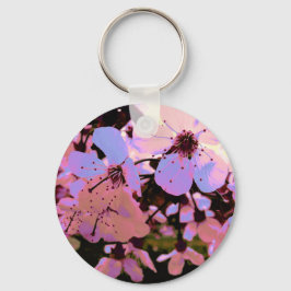 Chaveiro Flor de Cereja Rosa