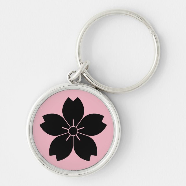 Chaveiro Flor de cereja selvagem (Frente)