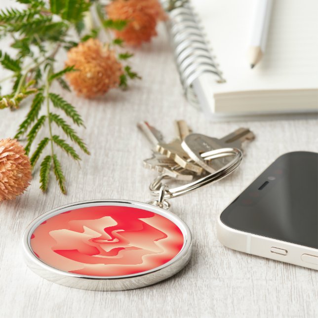 Chaveiro flor de coral (Lateral)