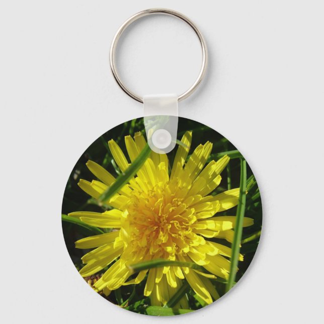 Chaveiro flor de dente-de-leão (Frente)