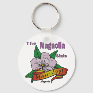 Chaveiro Flor de estado da magnólia de Mississippi