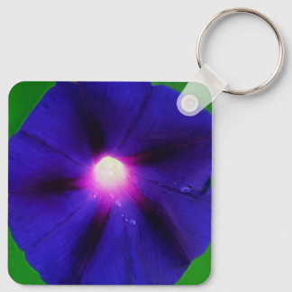 Chaveiro Flor de Ipoméia Roxa