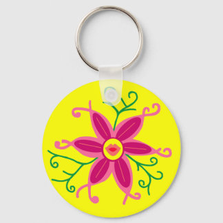 Chaveiro Flor de lábios Kissy