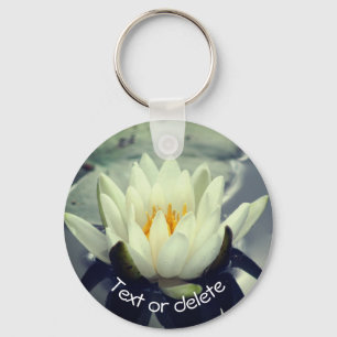 Chaveiro Flor de lírio Lotus Water Personalizado