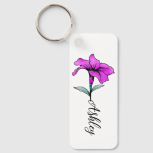 Chaveiro Flor de lírio Rosa Personalizado