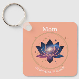 Chaveiro Flor de Lótus Cósmica Mãe em Flor