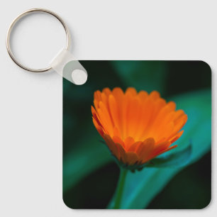 Chaveiro Flor de margarida laranja