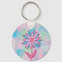 Flor de Pastel Desenhada à Mão Fofa
