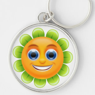 Chaveiro FLOR DO smiley face