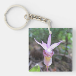 Chaveiro Flor Orquídea Fairyslipper