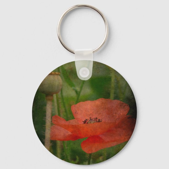 Chaveiro Flor Poppy (Frente)