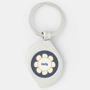 Chaveiro Flor Retroativo Cubo Personalizado