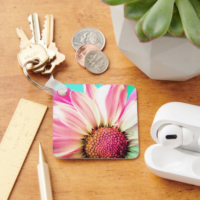 Chaveiro Flor rosa (Mesa)