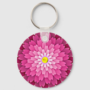Chaveiro Flor rosa-64655