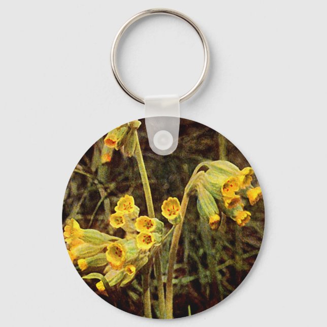 Chaveiro Flor selvagem: Cowslip (Frente)