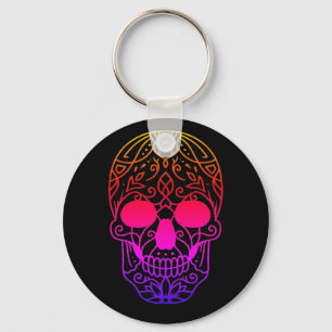 Chaveiro Flor Skull