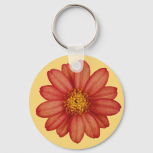 Chaveiro flor vermelha
