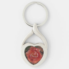Chaveiro flor vermelha