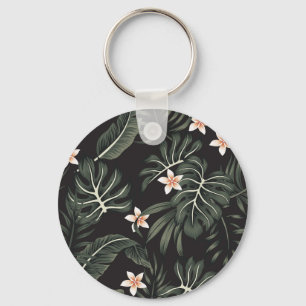 Chaveiro Flora Tropical Noite: Vintage Exótica.