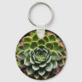 Chaveiro Floração Suculenta Radiante