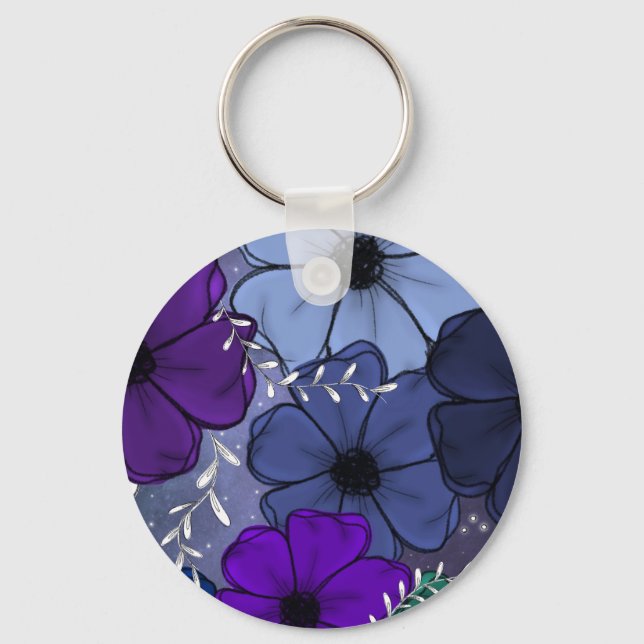 Chaveiro floral (Frente)