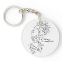 Floral Abstrato mínimo branco