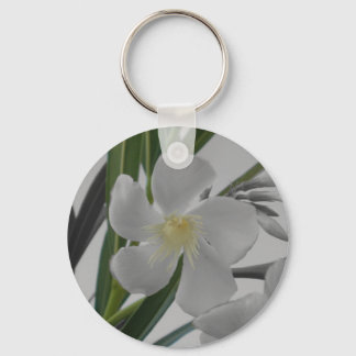 Chaveiro Floral Branco