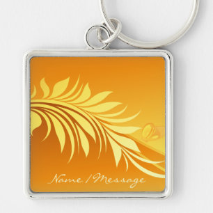 Chaveiro floral da forma 3