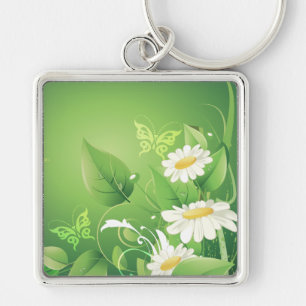 Chaveiro floral da forma 7