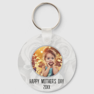 Chaveiro Floral de Foto Gratuita para Crianças felizes dias