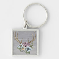 Floral Deer Antlers