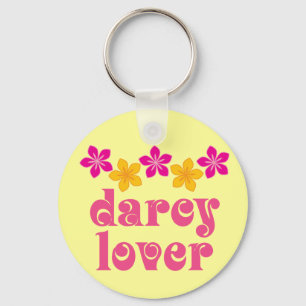 Chaveiro Floral Jane Austen Darcy Lover Gift