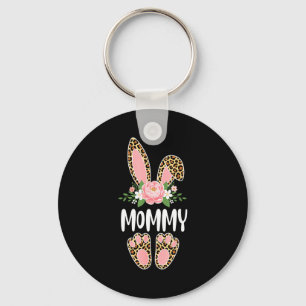 Chaveiro Floral leopardo mamãe coelho feliz páscoa dia das