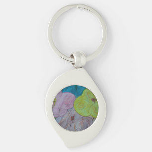 Chaveiro Floral Metal abstrato Summer