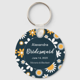 Chaveiro Floral Moderno