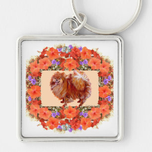 Chaveiro Floral Pomerânia