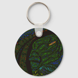 Chaveiro Floral Sea Monster Keychain