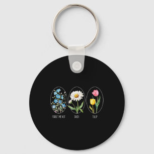 Chaveiro Floral Sutil 8647 Flores De Trump Esquece-Me Não D